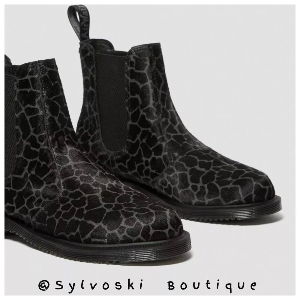 🖤 DR MARTENS FLORA WOMEN'S ANIMAL PRINT CHELSEA BOOTS NWT 🖤 - Picture 4 of 12